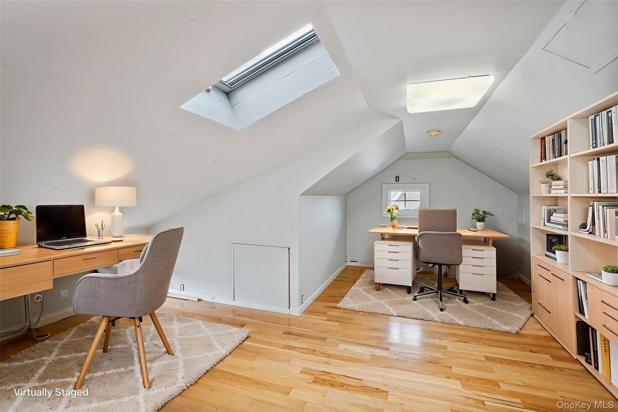 Home Office, Interior, Wood Texture Flooring