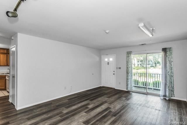 Empty room, Interior, Wood Texture Flooring