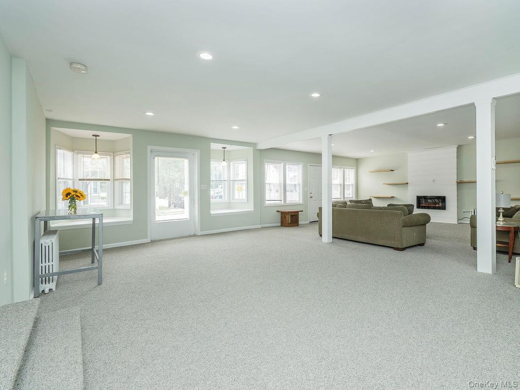 Fireplace, Interior, Living room, Pendant Lights, Recessed Lighting