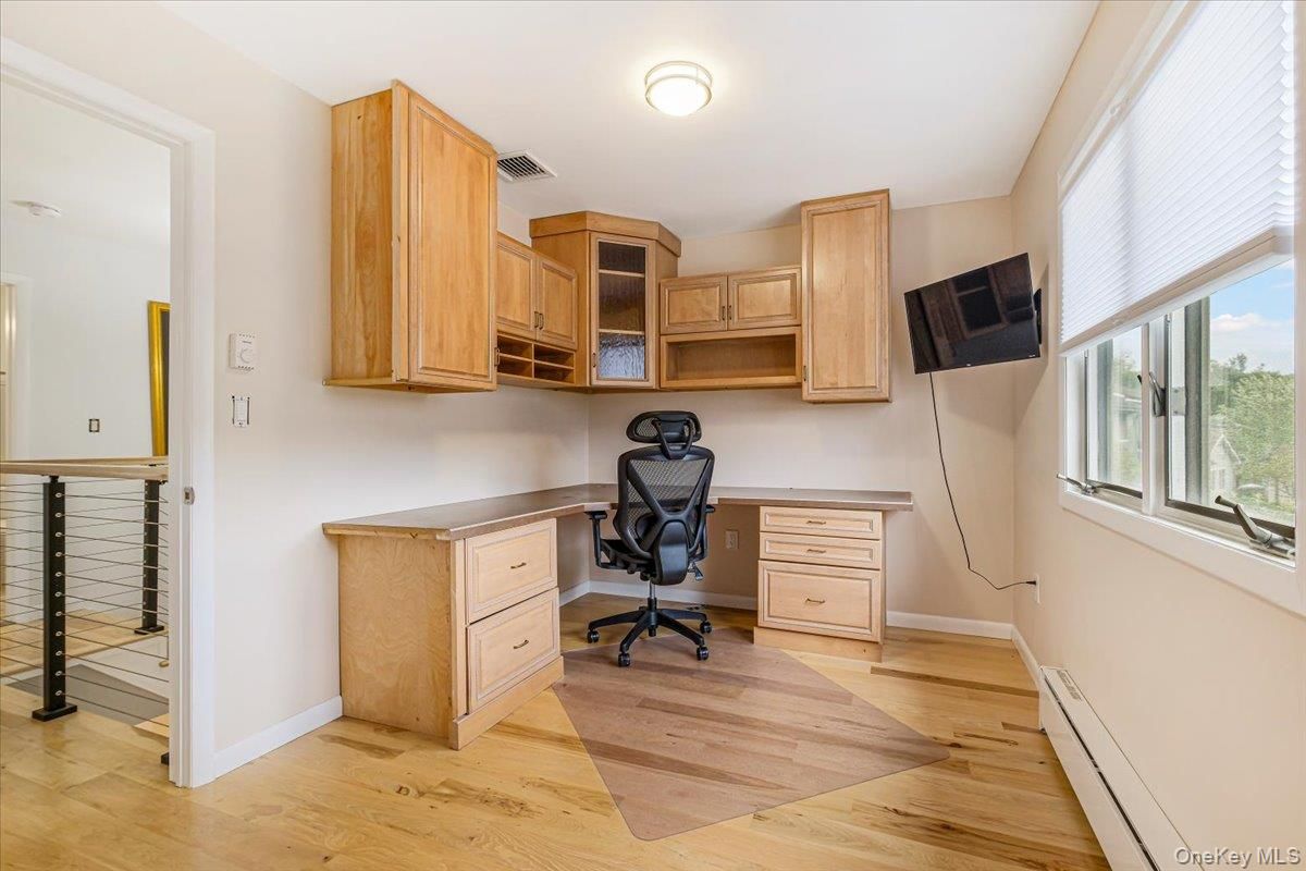 Home Office, Interior, Wood Texture Flooring