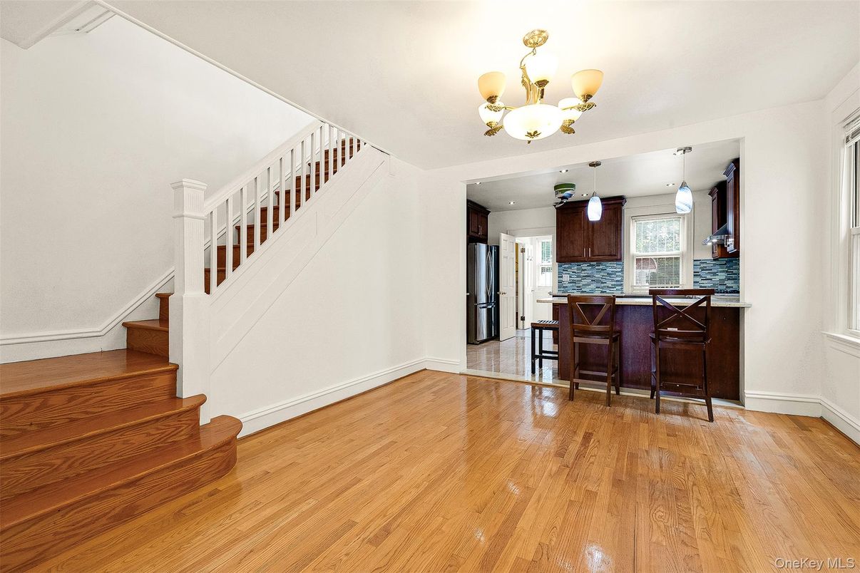 Chandelier, Interior, Kitchen, Pendant Lights, Wood Texture Flooring