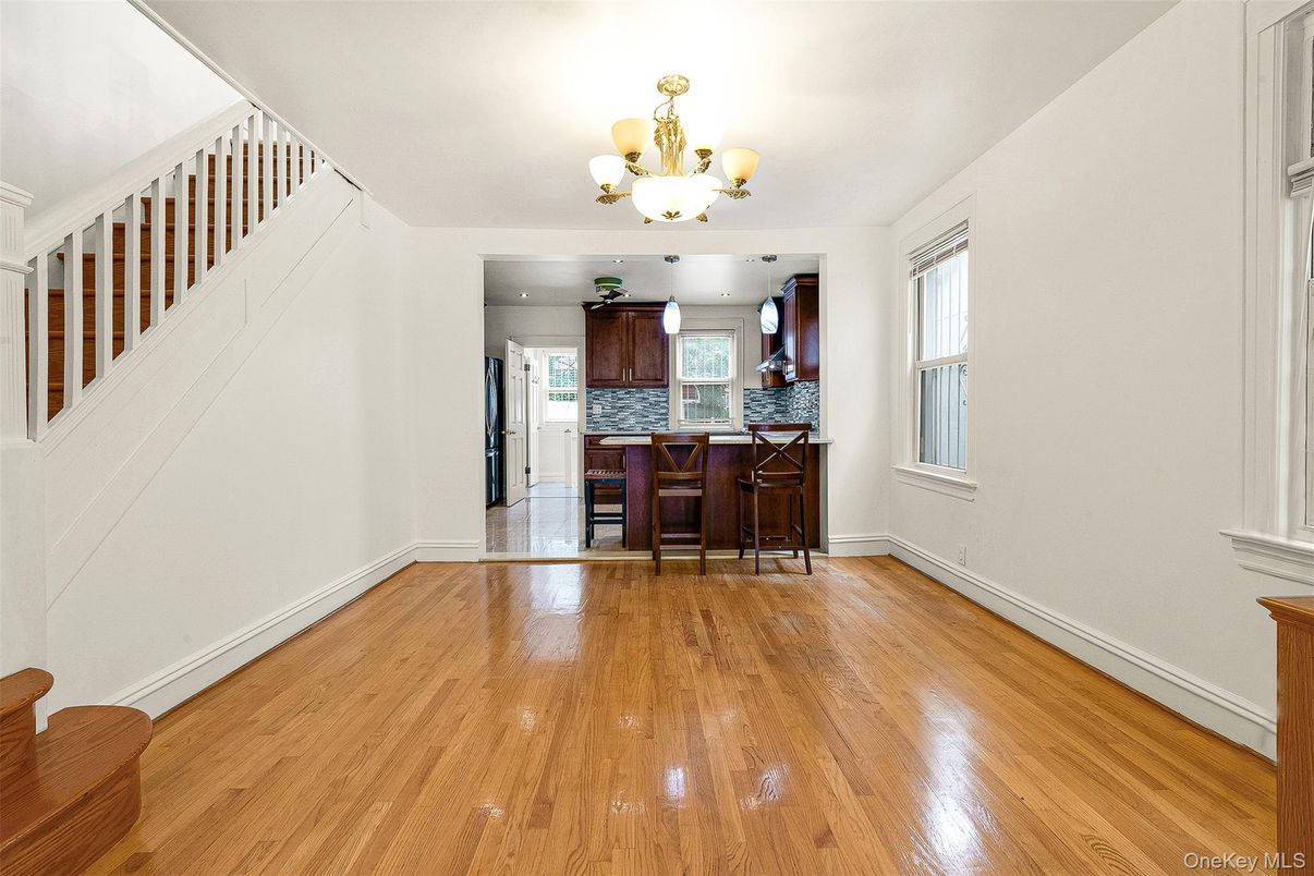 Chandelier, Interior, Kitchen, Wood Texture Flooring