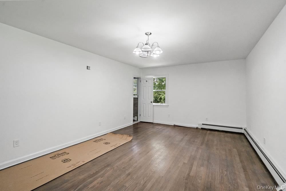Chandelier, Empty room, Interior, Wood Texture Flooring