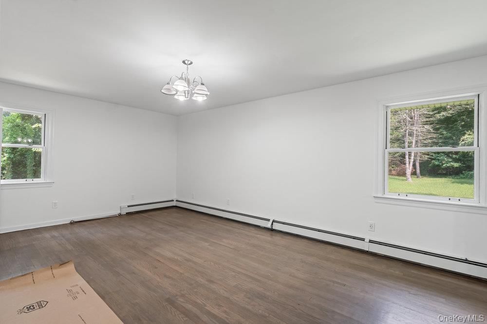 Chandelier, Empty room, Interior, Wood Texture Flooring