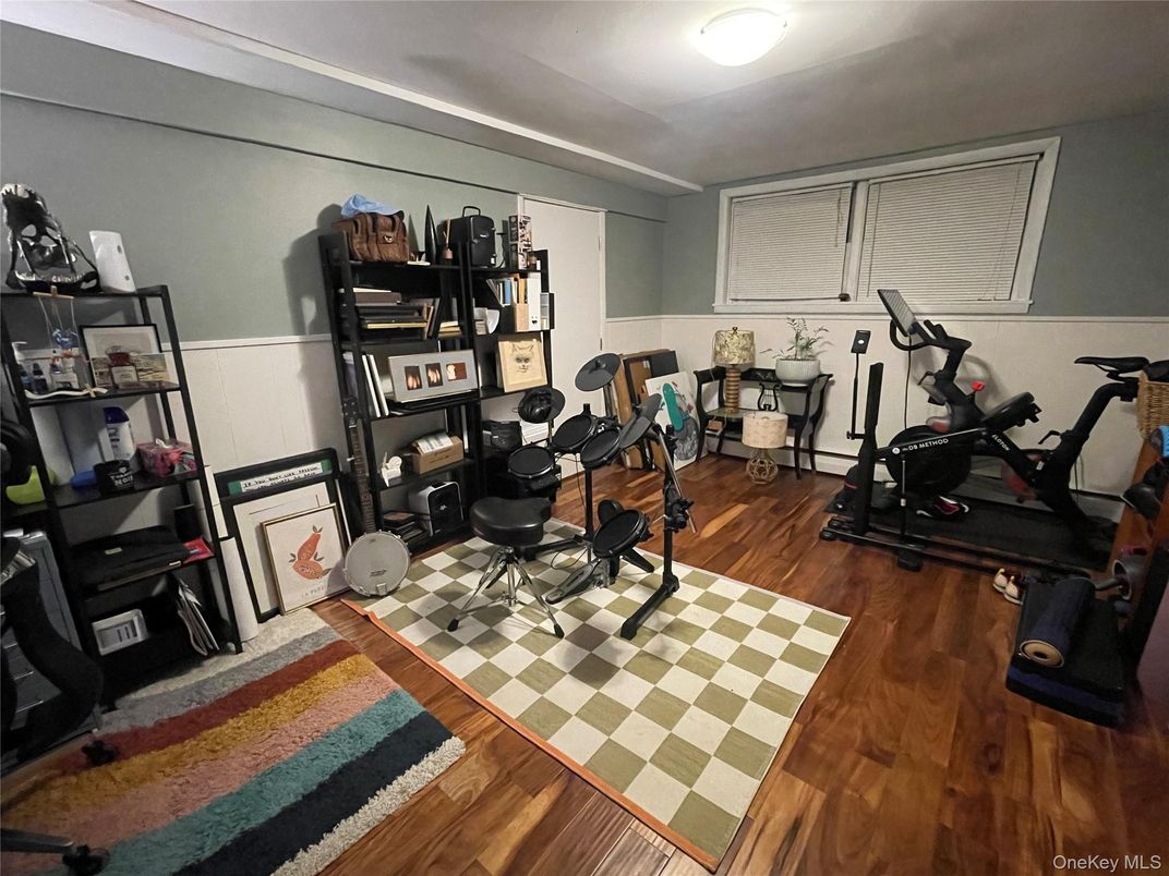 Fitness Equipment, Interior, Wood Texture Flooring