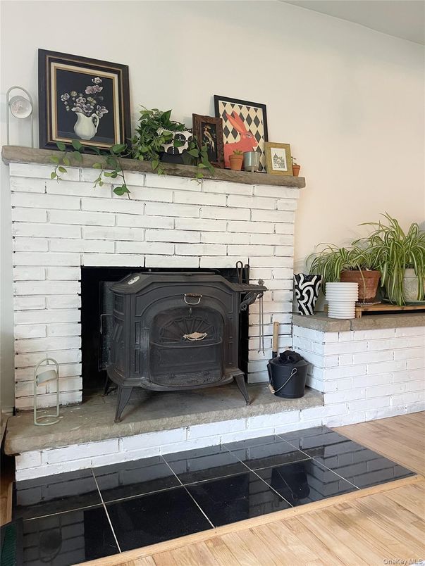 Fireplace, Interior, Wood Texture Flooring