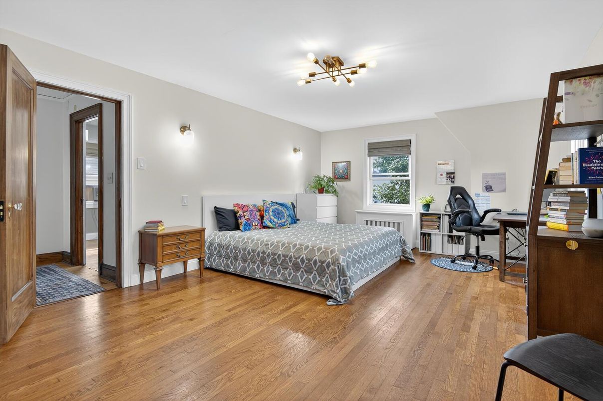 Bedroom, Home Office, Interior, Wood Texture Flooring