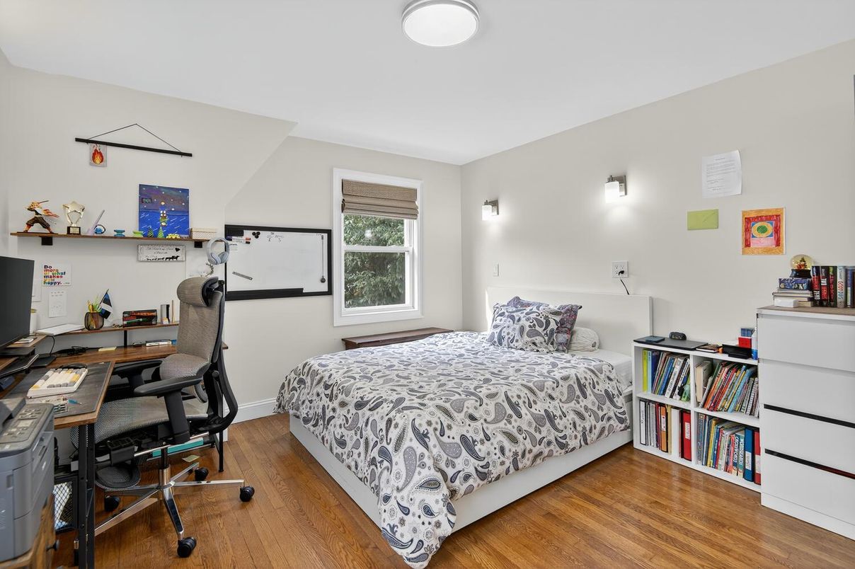 Bedroom, Home Office, Interior, Wood Texture Flooring
