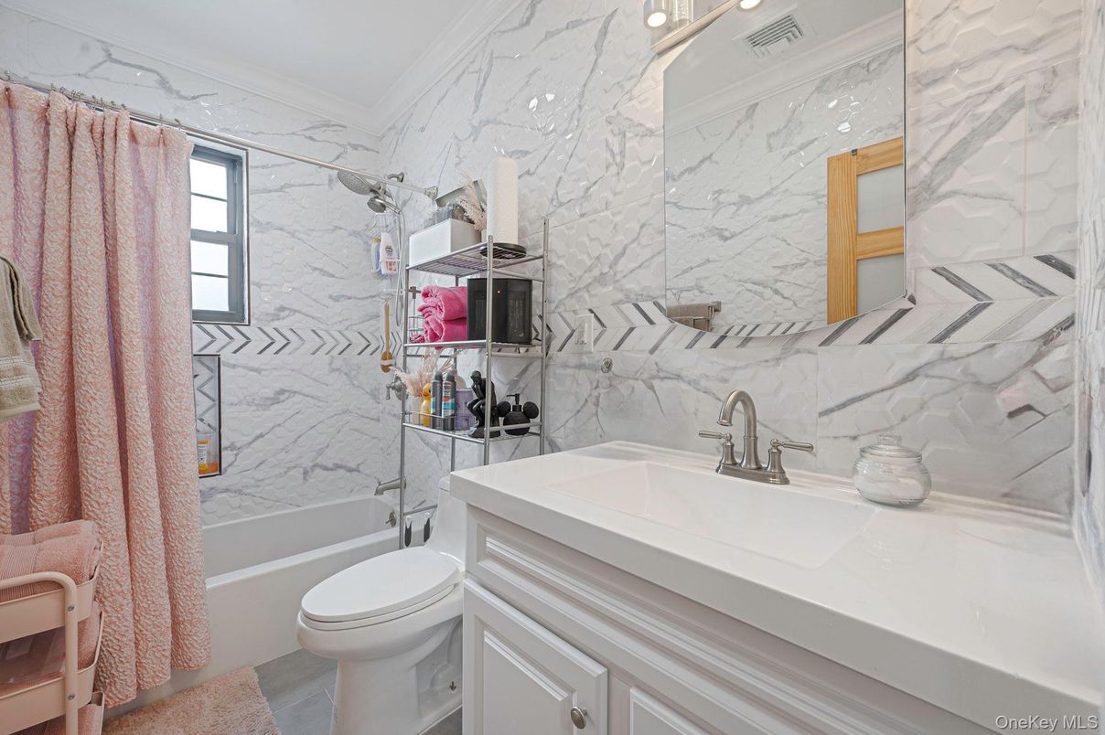 Bathroom, Interior, Marble Walls