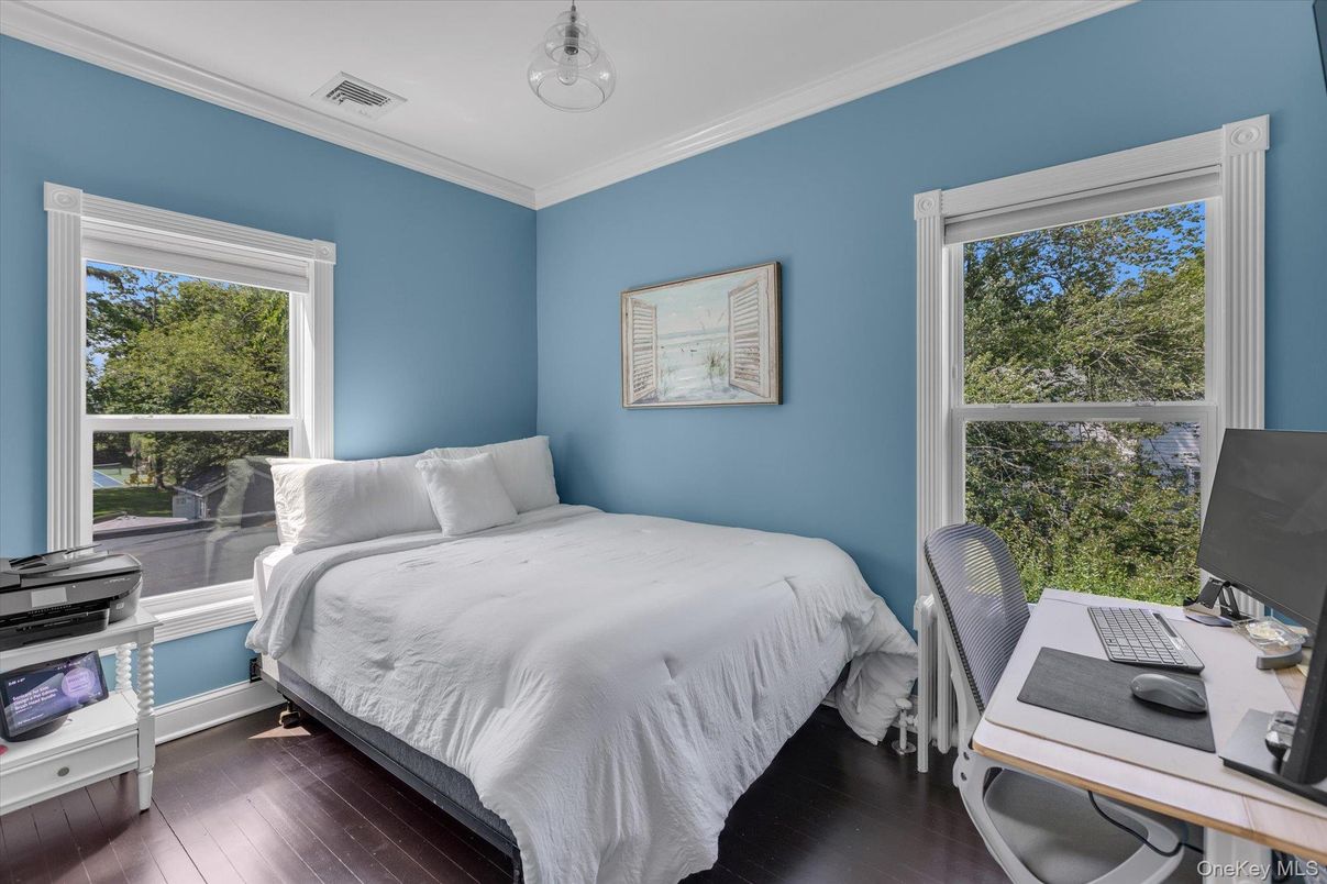Bedroom, Home Office, Interior, Wood Texture Flooring