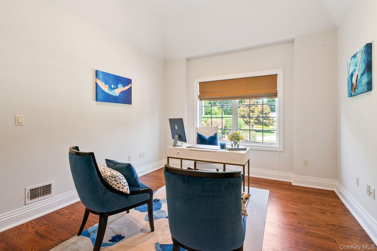 Home Office, Interior, Wood Texture Flooring