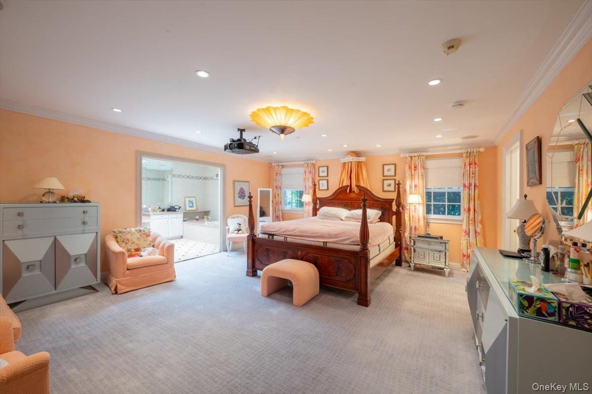 Bedroom, Interior, Recessed Lighting