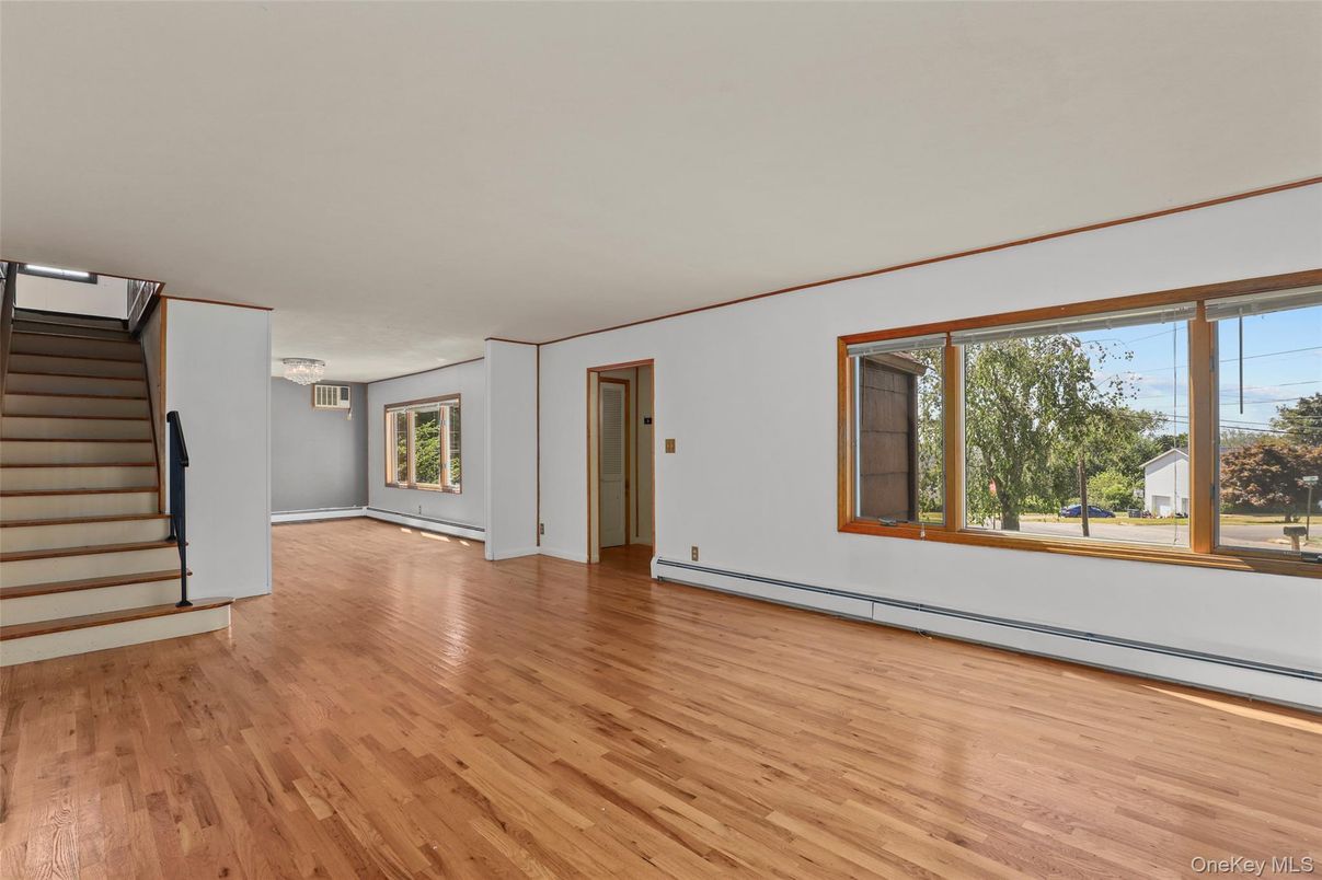 Empty room, Interior, Wood Texture Flooring