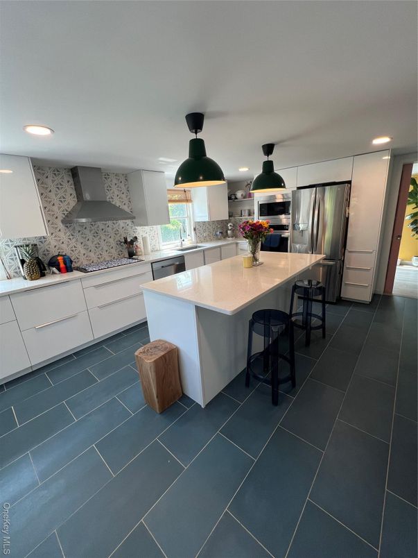 Interior, Kitchen, Recessed Lighting, Stainless Steel Appliances