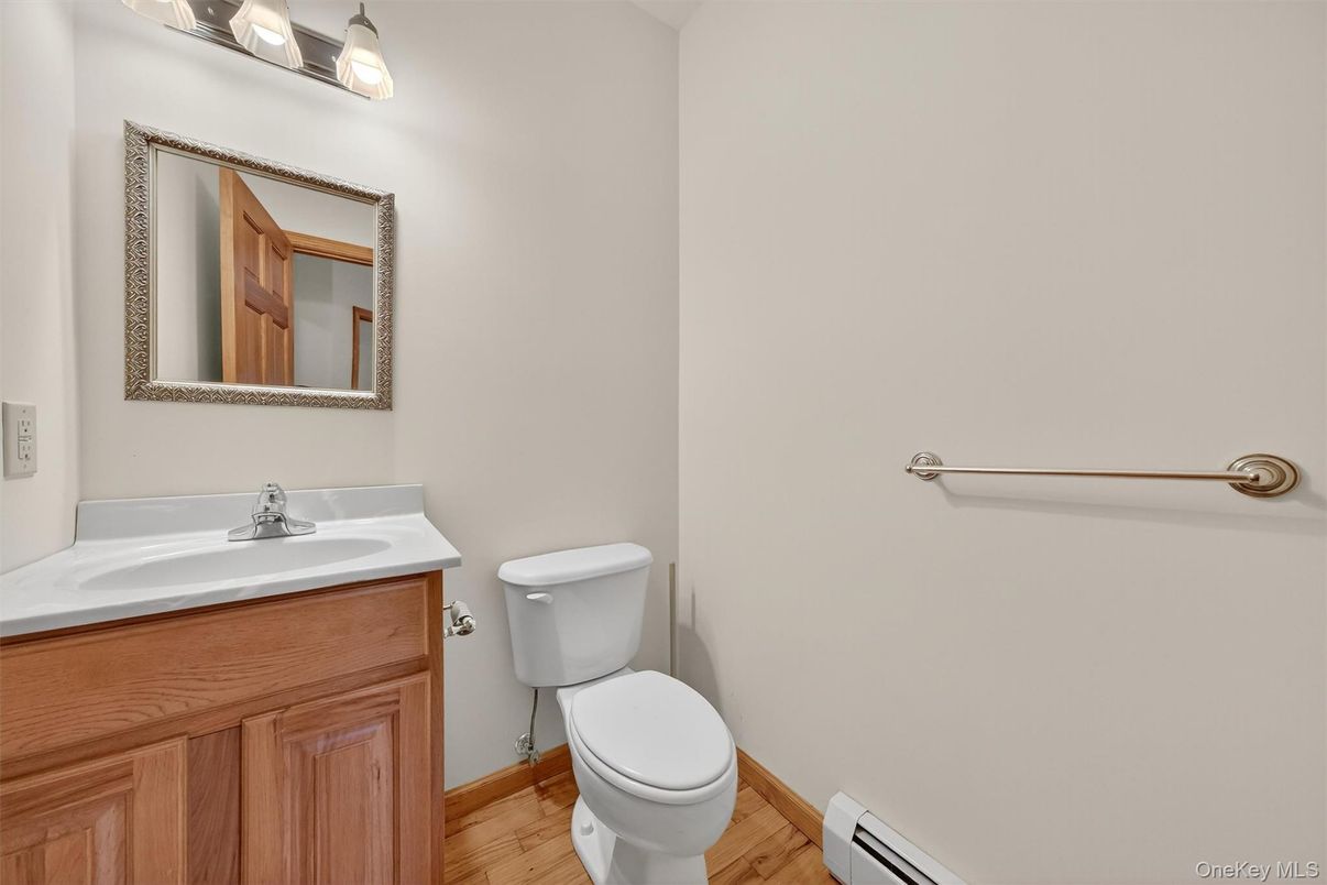 Bathroom, Interior, Wood Texture Flooring