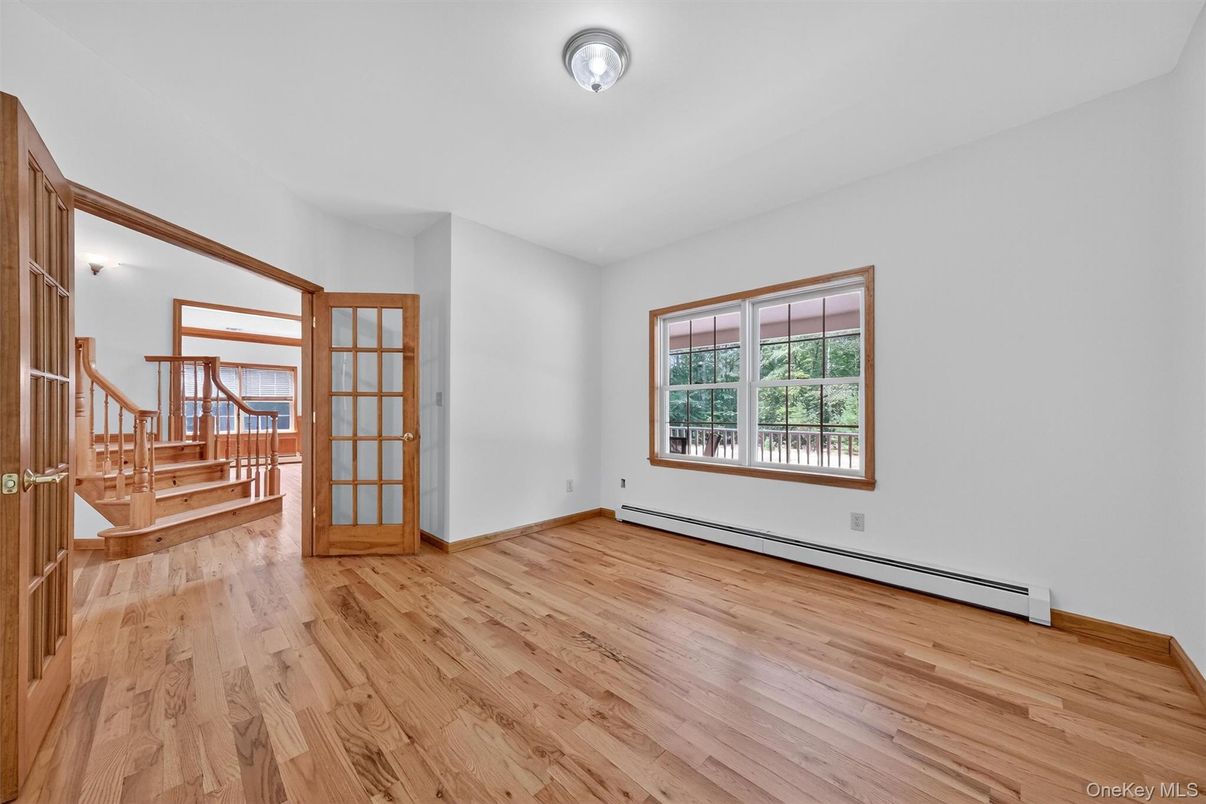 Empty room, Interior, Wood Texture Flooring