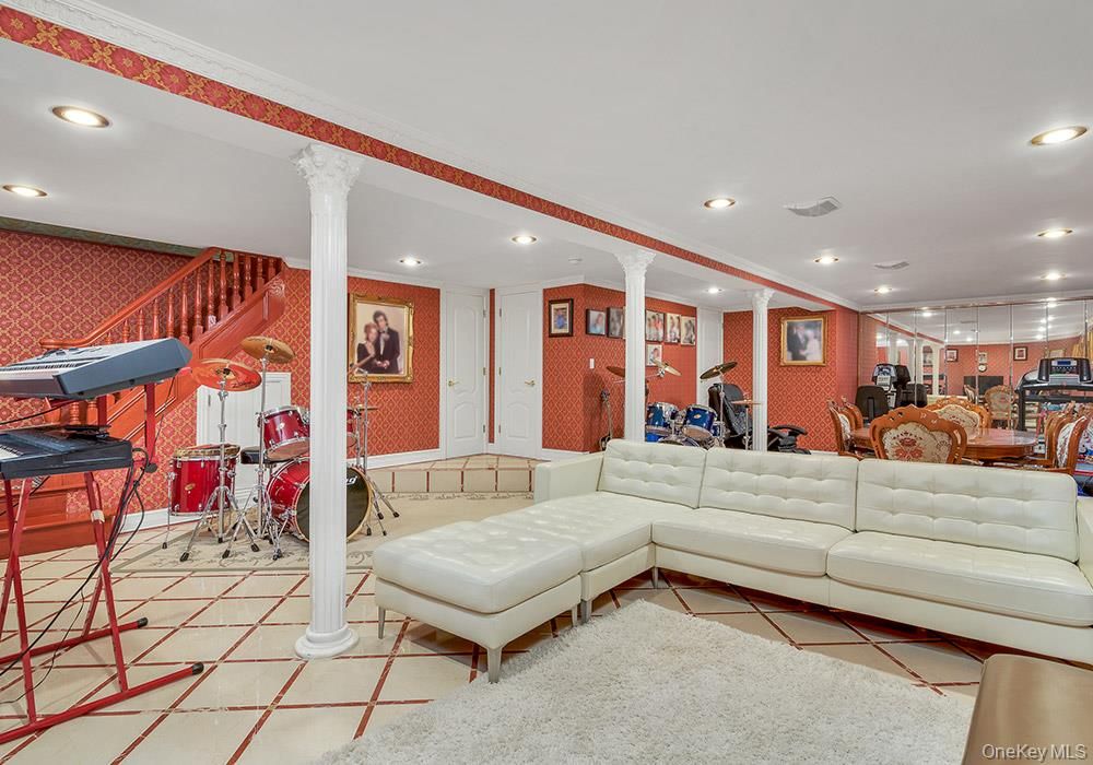 Interior, Living room, Recessed Lighting