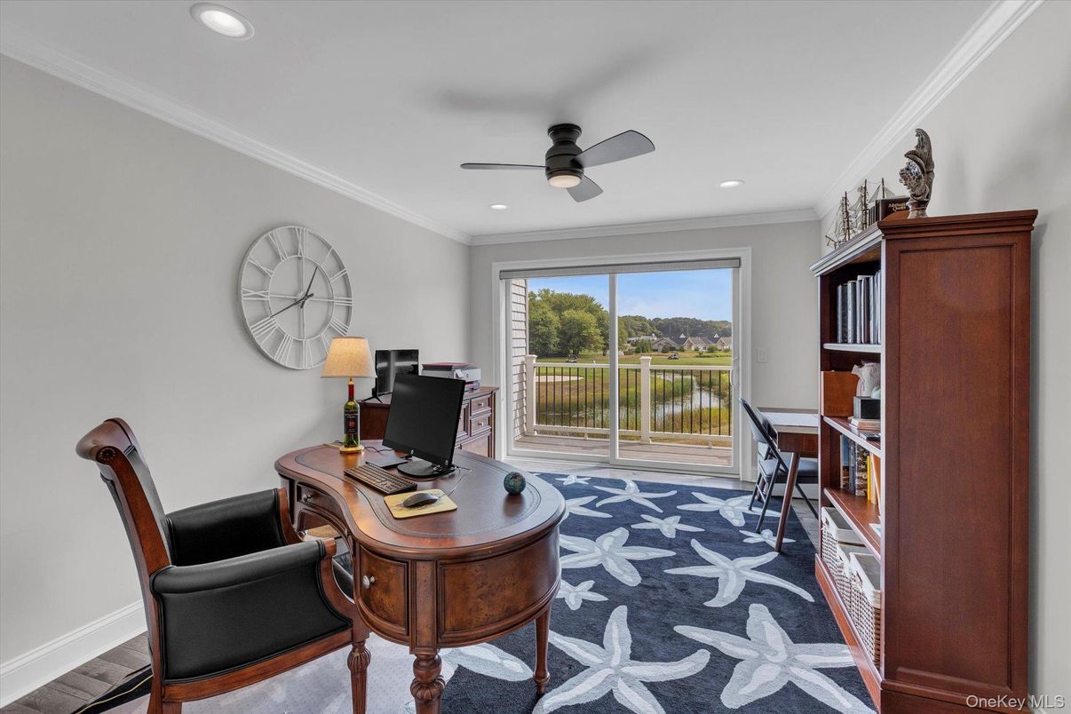 Home Office, Interior, Recessed Lighting