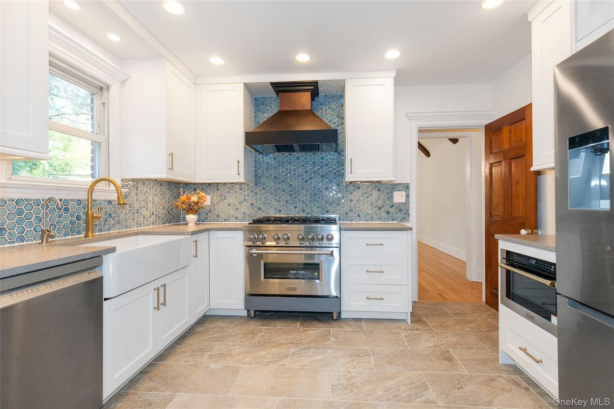 Interior, Kitchen, Recessed Lighting, Stainless Steel Appliances