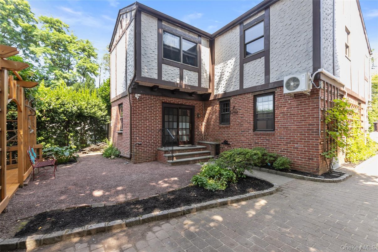 Exterior, Facade, Brick Facade, Tudor Revival