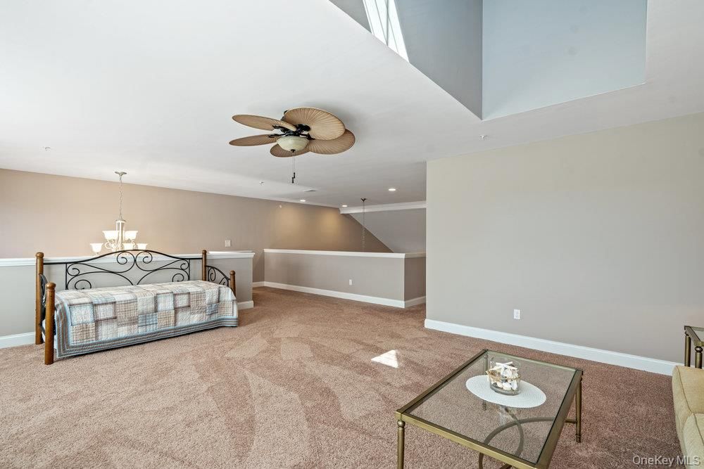 Bedroom, Chandelier, Interior, Recessed Lighting