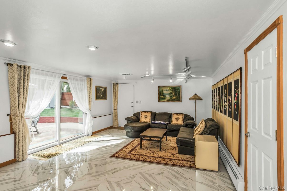 Interior, Living room, Marble, Recessed Lighting