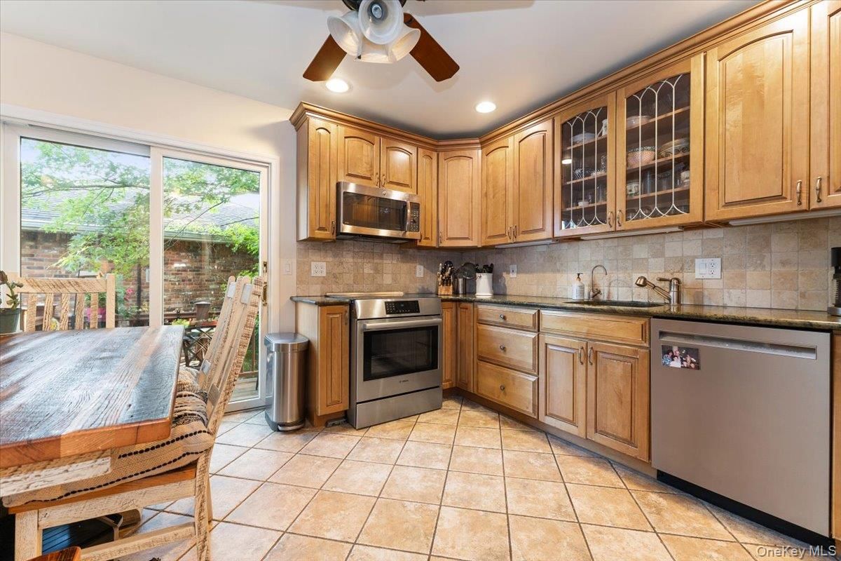 Interior, Kitchen, Recessed Lighting, Stainless Steel Appliances