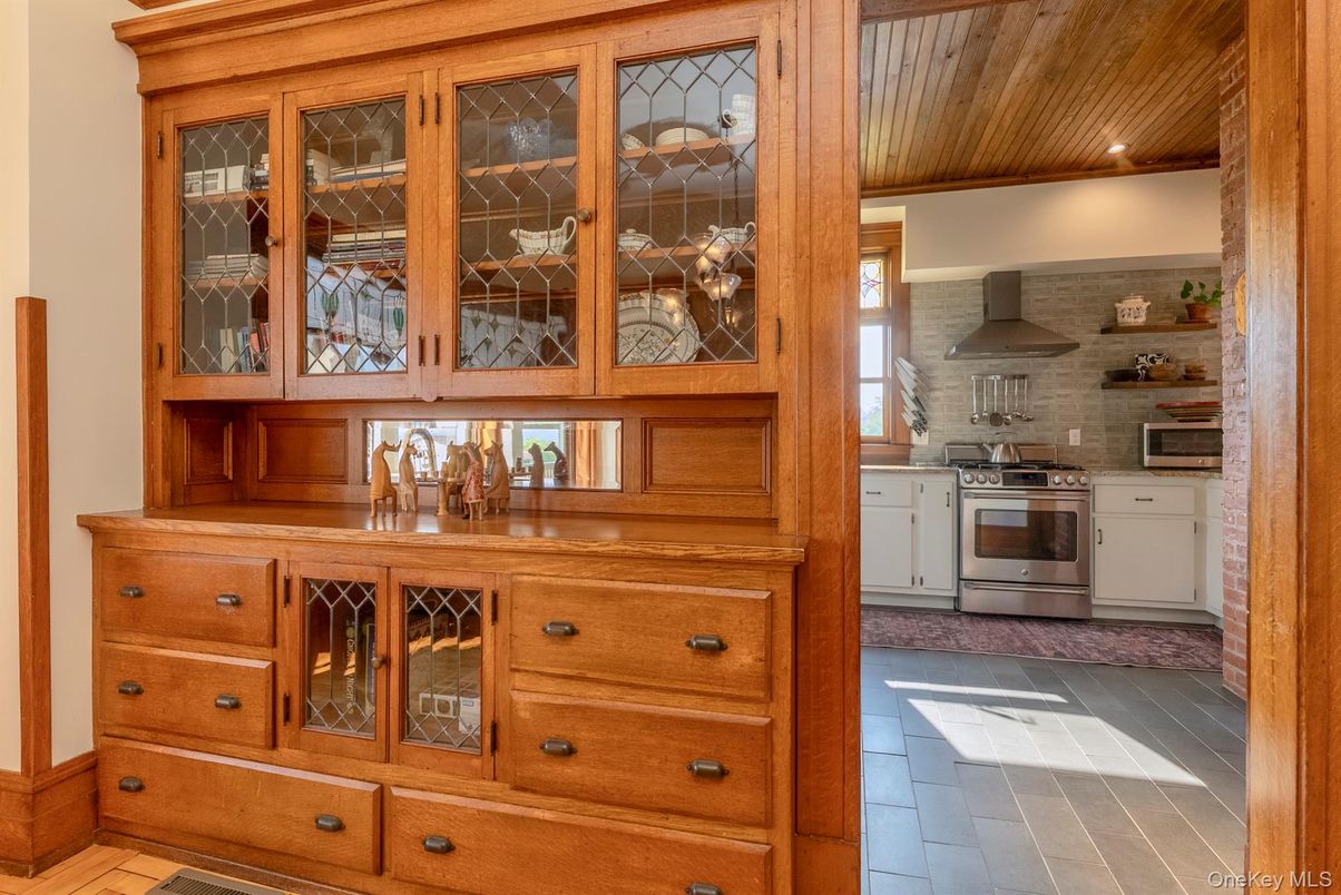 Interior, Kitchen, Recessed Lighting, Stainless Steel Appliances, Wooden Ceilings