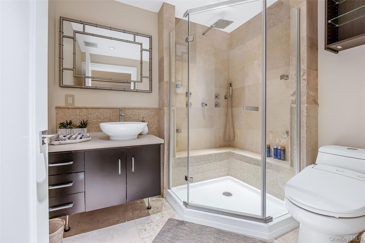 Bathroom, Glass Shower, Interior