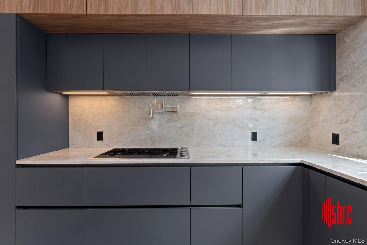 Interior, Kitchen, Marble Walls