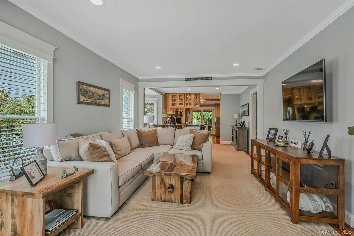 Interior, Living room, Recessed Lighting