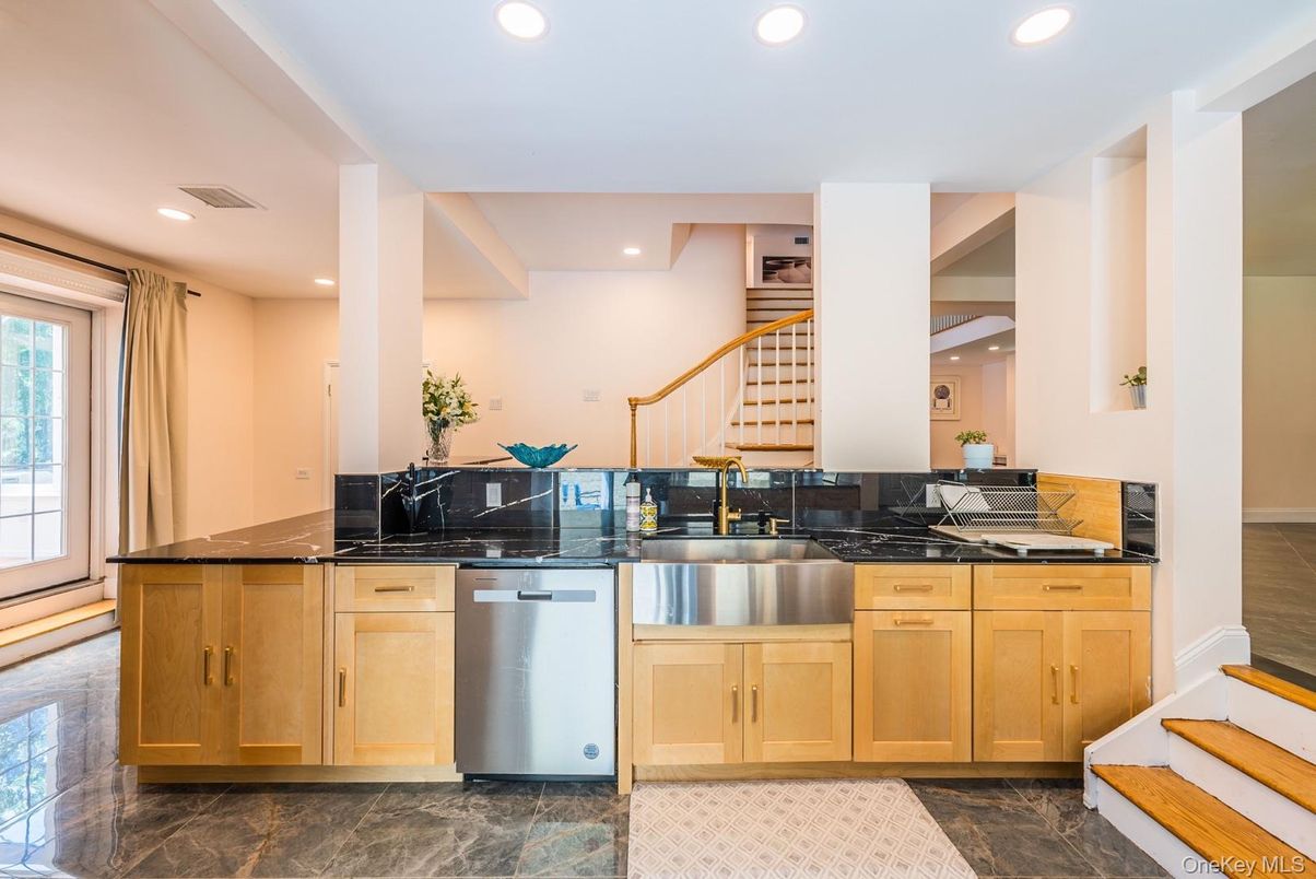 Interior, Kitchen, Recessed Lighting, Stainless Steel Appliances