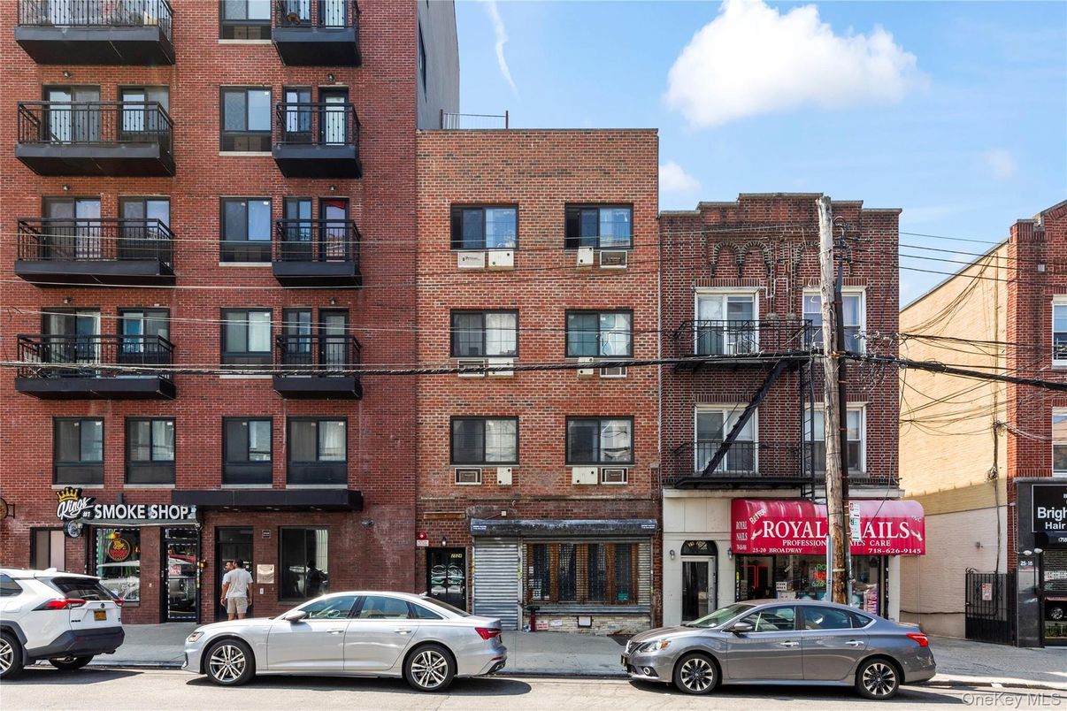 Exterior, Facade, Brick Facade, Condo Building