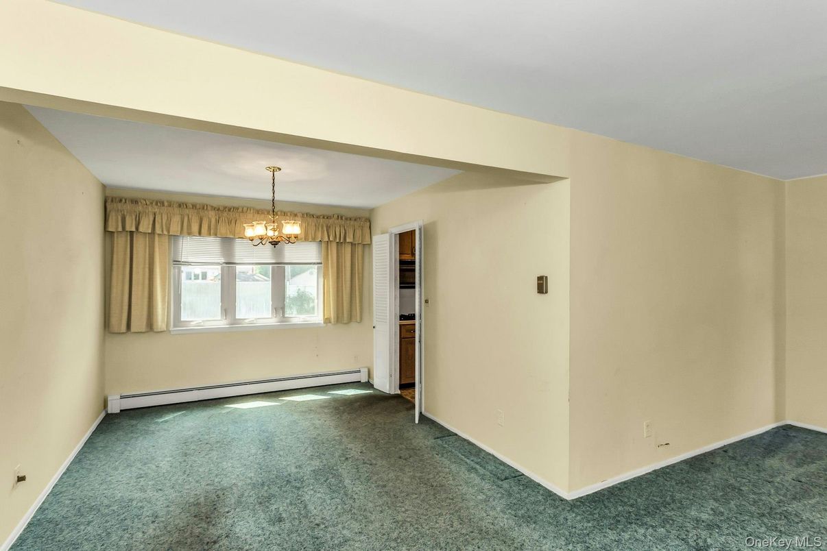 Chandelier, Empty room, Interior