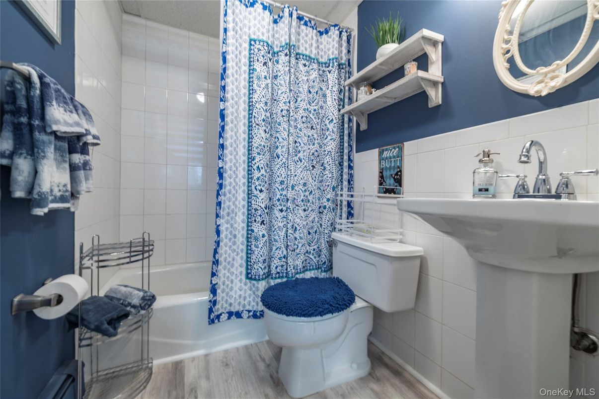 Bathroom, Interior, Wood Texture Flooring