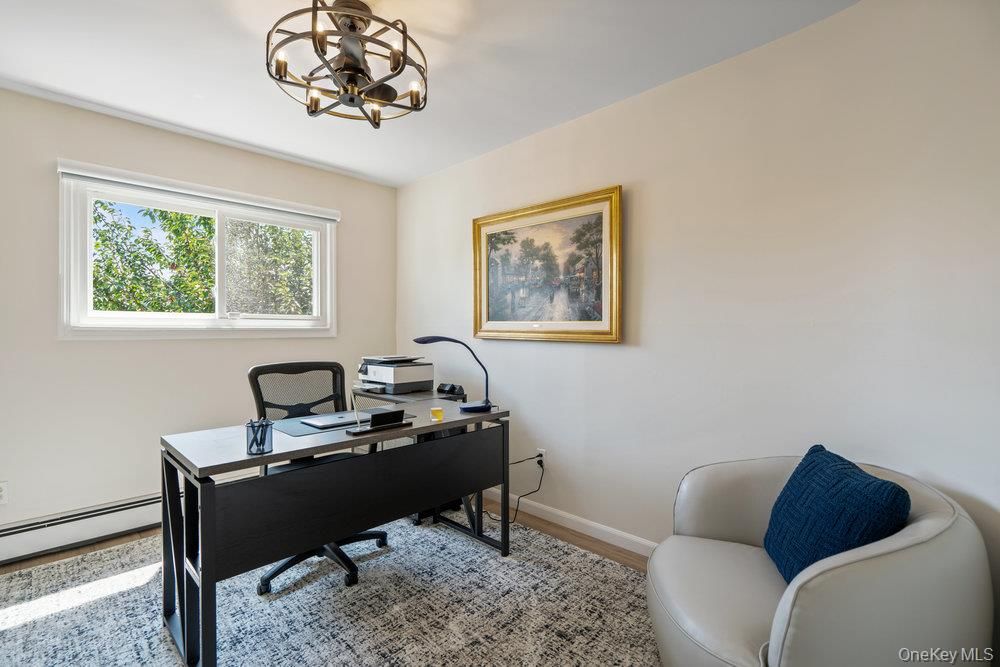 Chandelier, Home Office, Interior