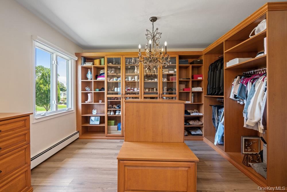 Chandelier, Interior, Walk-in Closets, Wood Texture Flooring