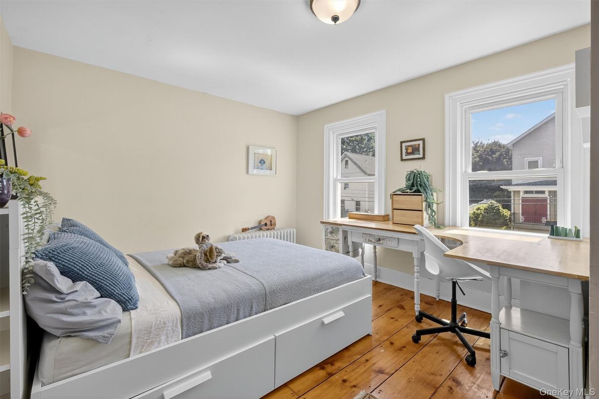 Bedroom, Home Office, Interior, Wood Texture Flooring