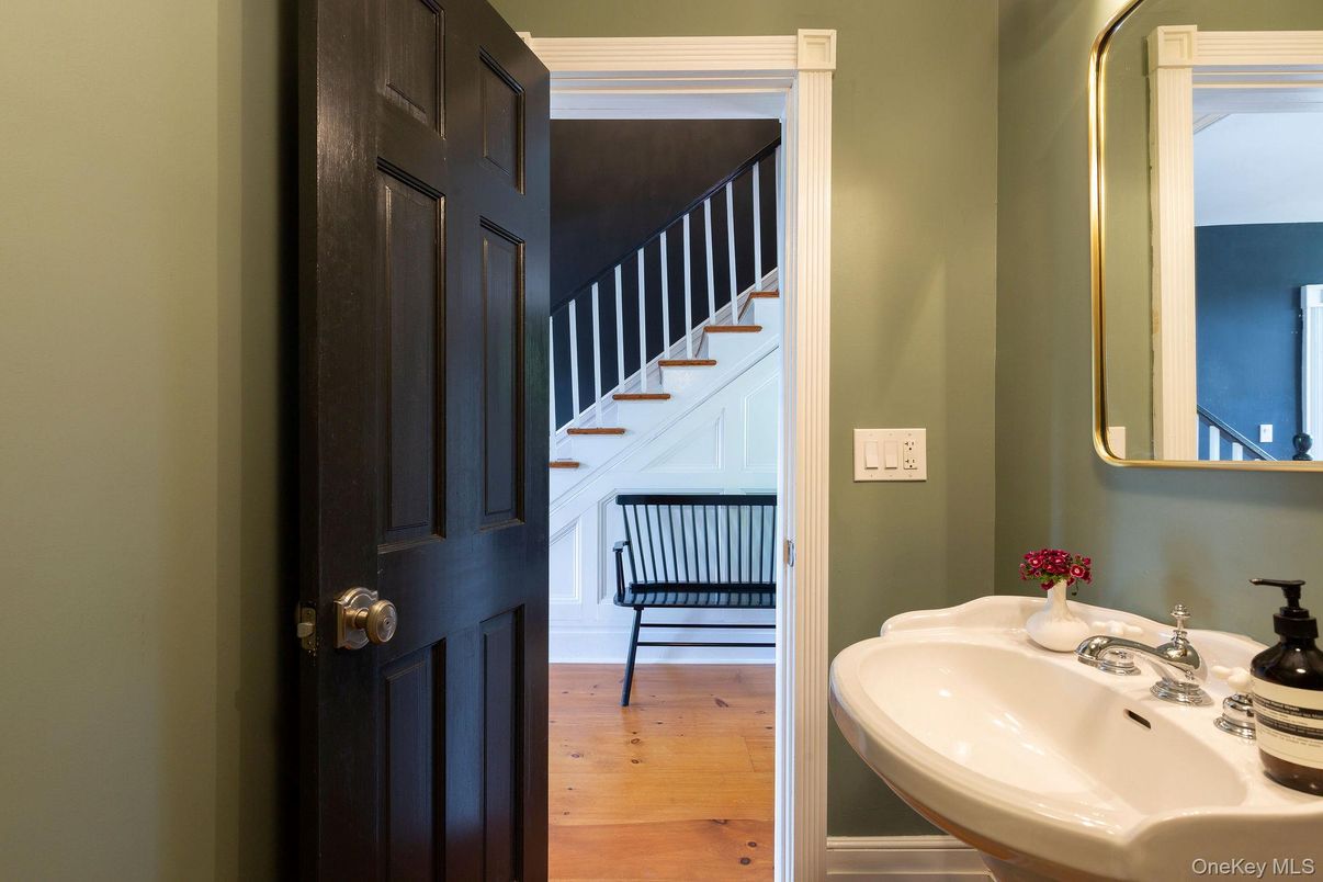 Bathroom, Interior, Wood Texture Flooring