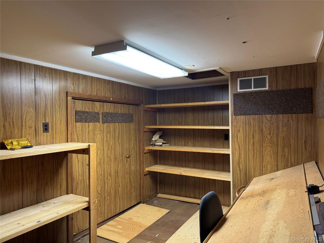 Interior, Recessed Lighting, Wooden Walls