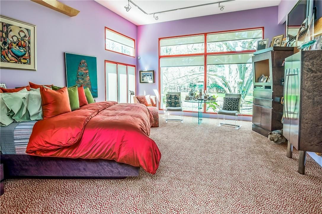 Bedroom, Interior, Wooden Beams