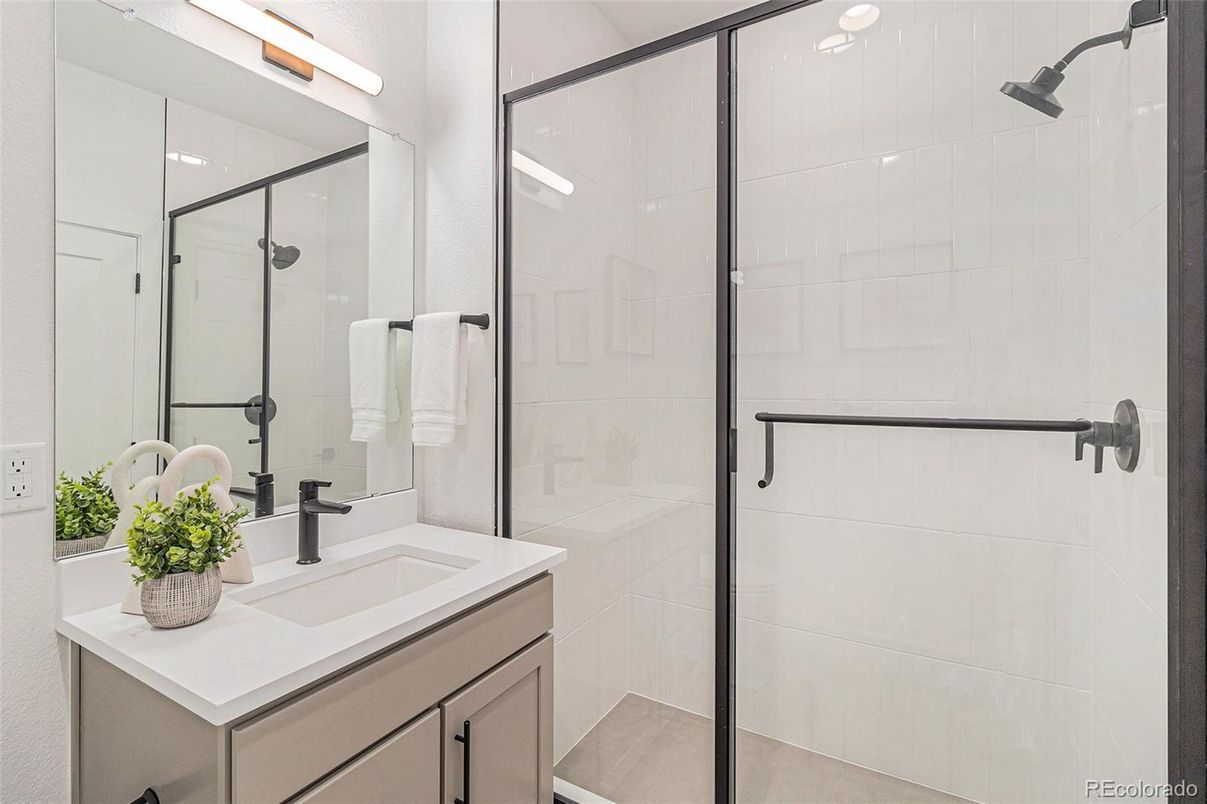 Bathroom, Glass Shower, Interior
