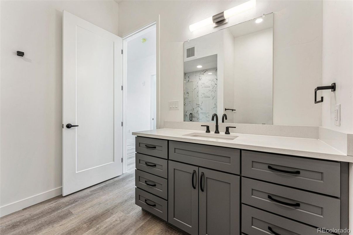 Bathroom, Interior, Wood Texture Flooring