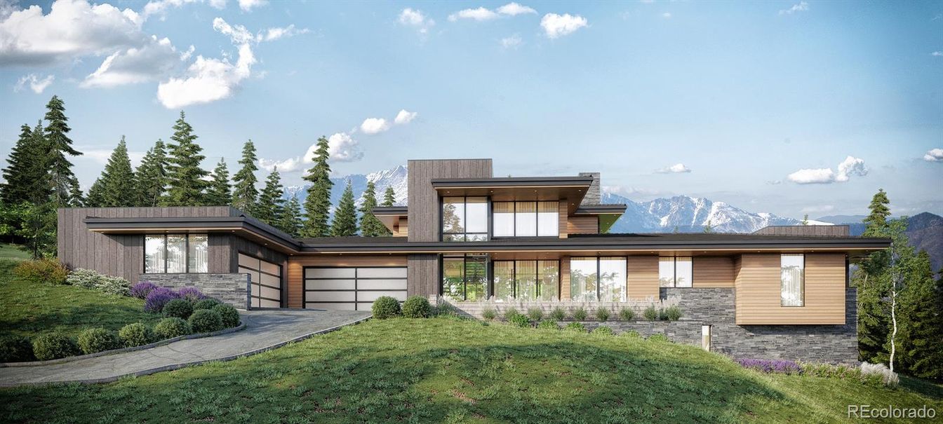 Attached, Backyard, Exterior, Facade, Modern