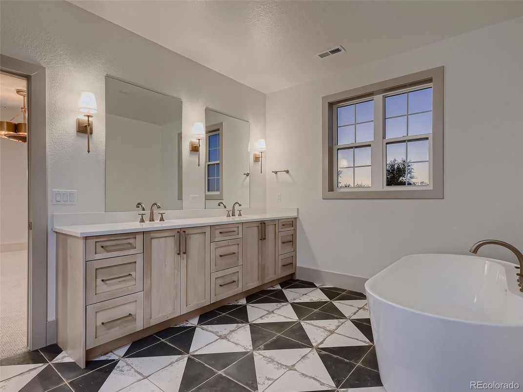 Bathroom, Dual Sink Vanities, Free Standing Baths, Interior
