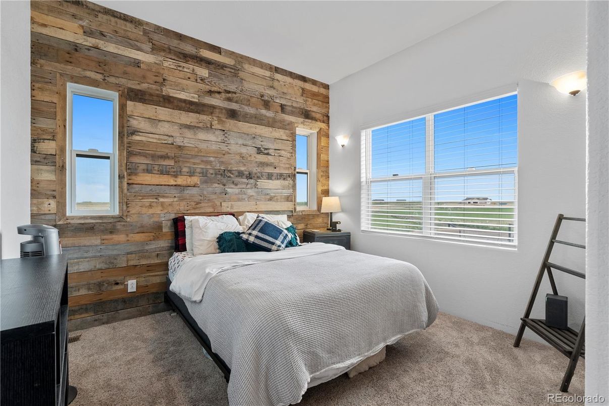 Bedroom, Interior, Wooden Walls