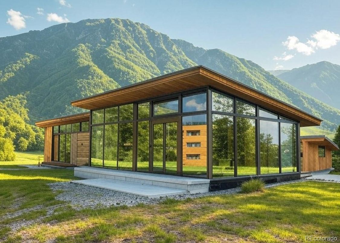 Backyard, Exterior, Facade, Modern