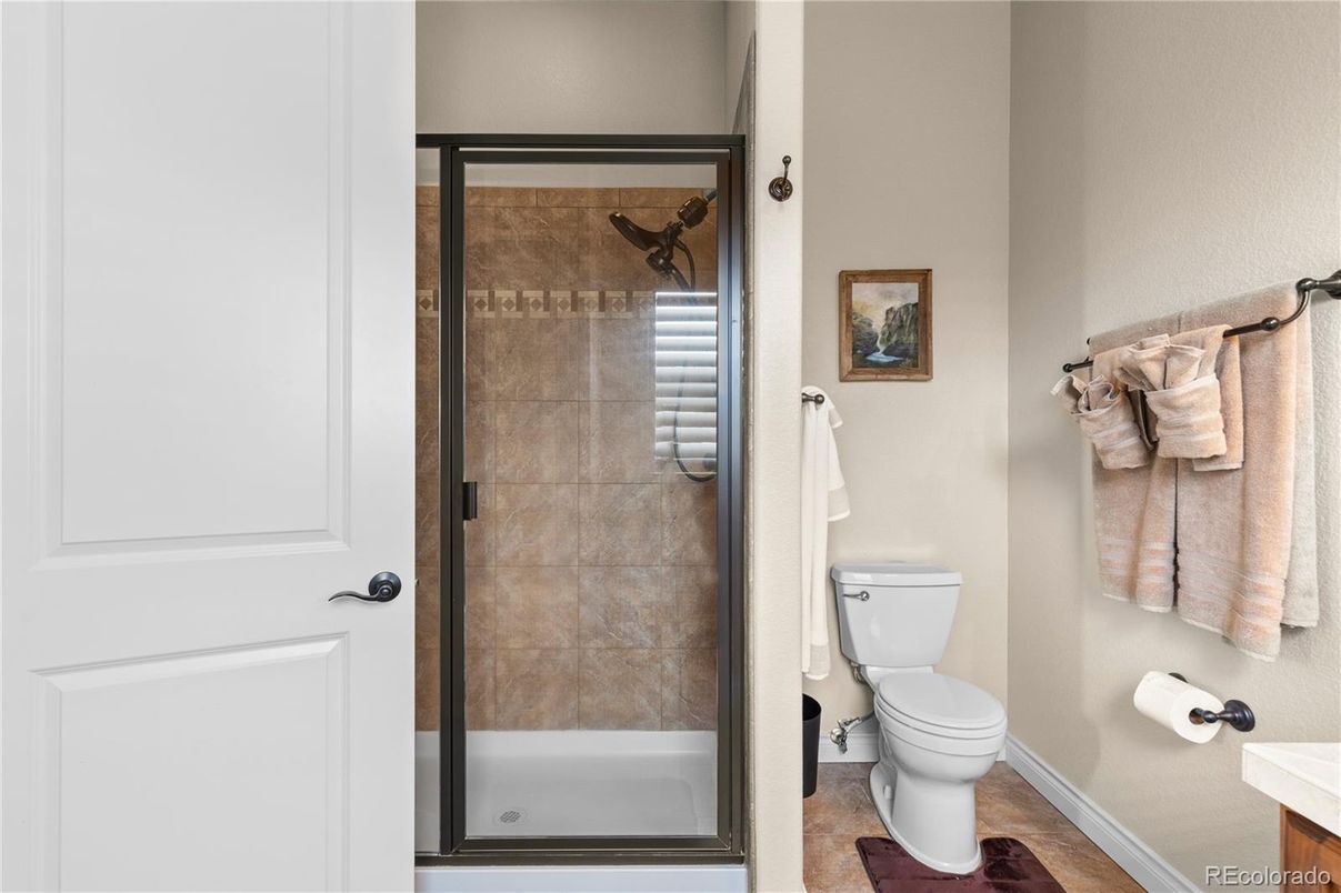 Bathroom, Glass Shower, Interior