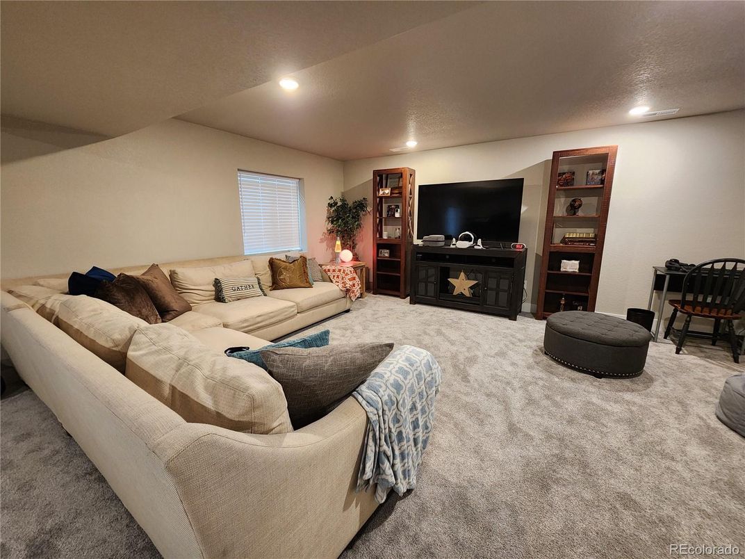 Interior, Living room, Recessed Lighting