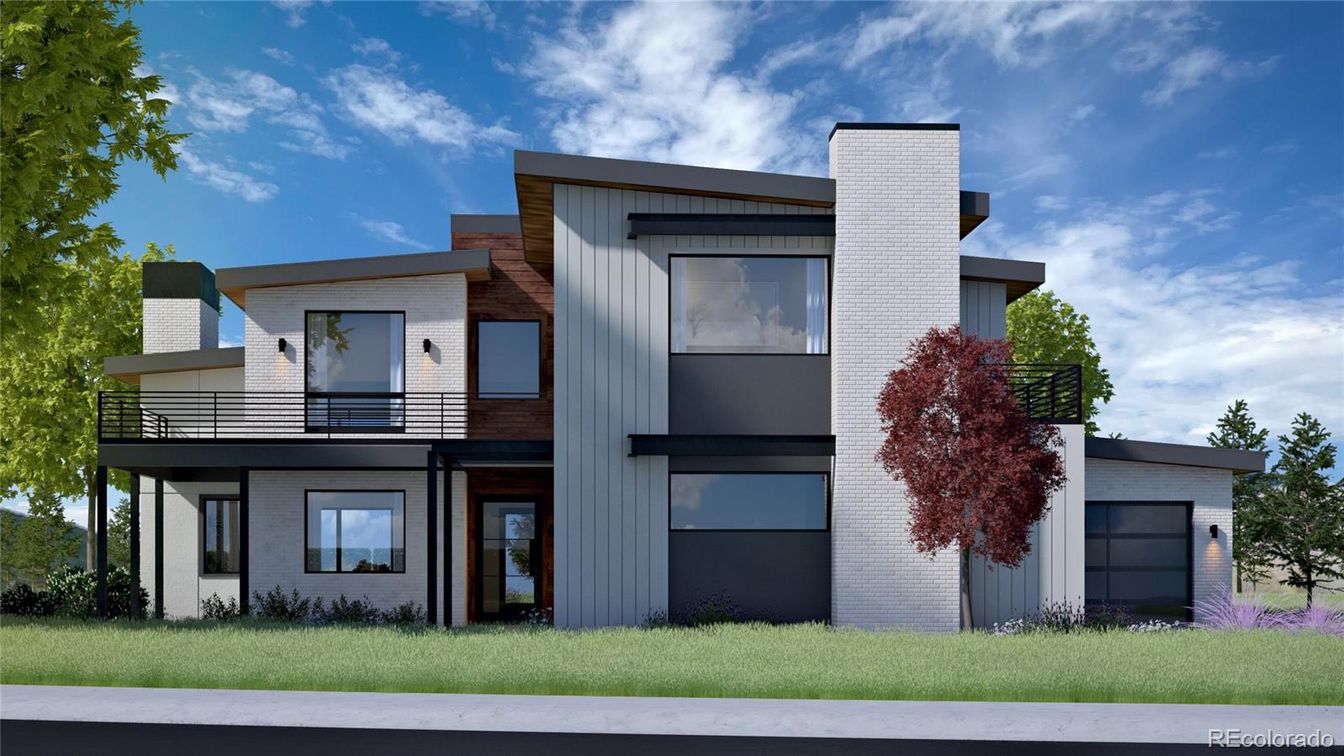 Attached, Exterior, Facade, Modern